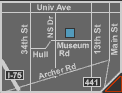 Map of Reitz Union Gallery Area