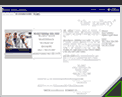 Snapshot of "the gallery" Website
