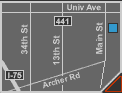 Map of Tench Building Area